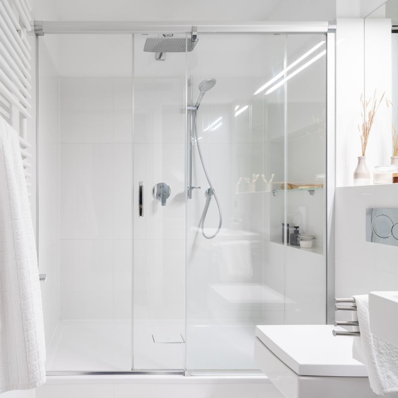 Glass Enclosed Shower Design